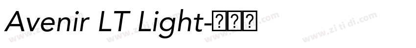 Avenir LT Light字体转换 Avenir LT Light字体转换